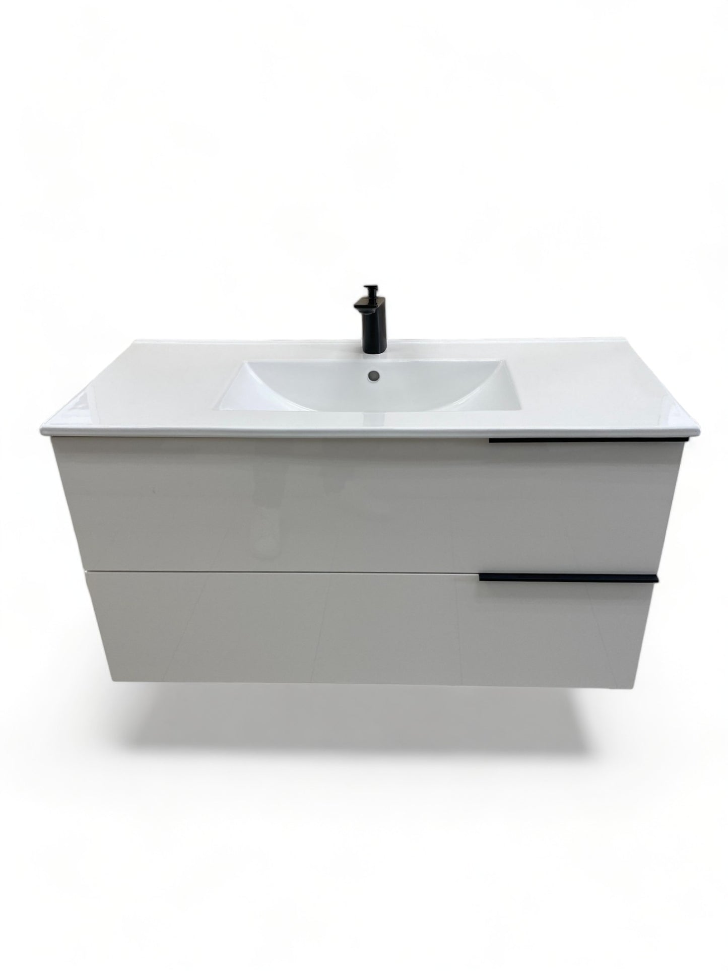 Monblanc White Suspended Vanity