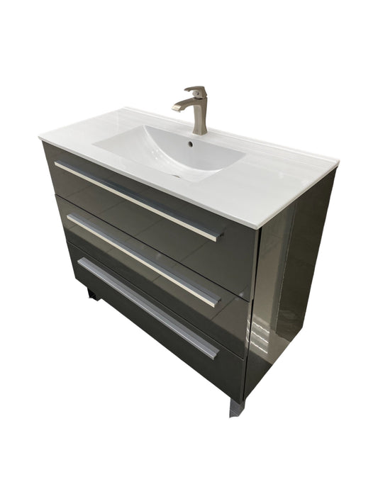 Slim/Noah Grey Standing Vanity 40"