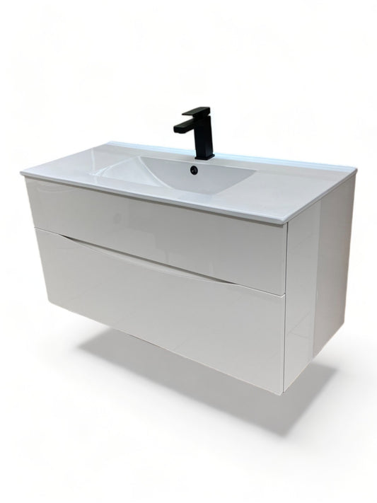 Glide White Vanity