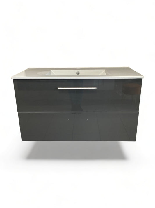 Slim/Noah Grey Suspended Vanity 40"
